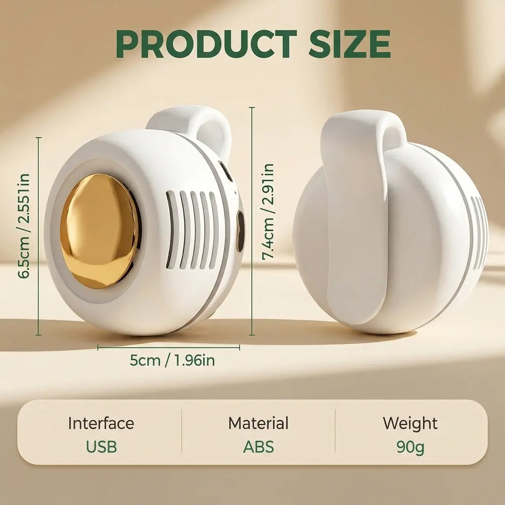 Zorted BreezePod™ – Portable Bladeless Fan For Instant Cooling Anywhere