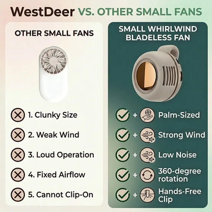 Zorted BreezePod™ – Portable Bladeless Fan For Instant Cooling Anywhere
