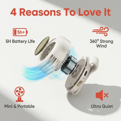 Zorted BreezePod™ – Portable Bladeless Fan For Instant Cooling Anywhere